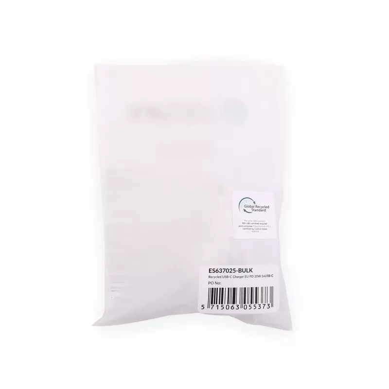 eSTUFF ES637025-BULK mobiliojo įrenginio greitasis kroviklis Smartphone Baltas AC greitasis krovimas Patalpoms