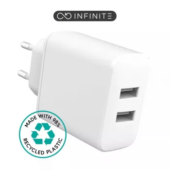 Kroviklis patalpoms eSTUFF ES637005 Baltas 2 USB prievadai 5V