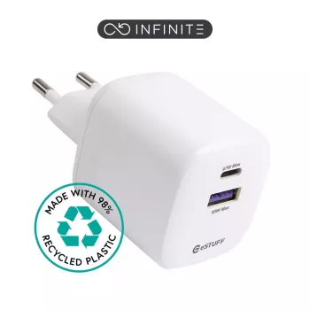 Mobiliojo įrenginio kroviklis eSTUFF ES637065-BULK Universal White AC Indoor USB Type-C