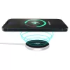 eSTUFF ES638100 belaidis įkroviklis mobiliesiems telefonams, aliuminis, 15 W, greitasis įkrovimas, Qi/MagSafe, 1,2 m laidas