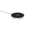 eSTUFF ES638100 belaidis įkroviklis mobiliesiems telefonams, aliuminis, 15 W, greitasis įkrovimas, Qi/MagSafe, 1,2 m laidas