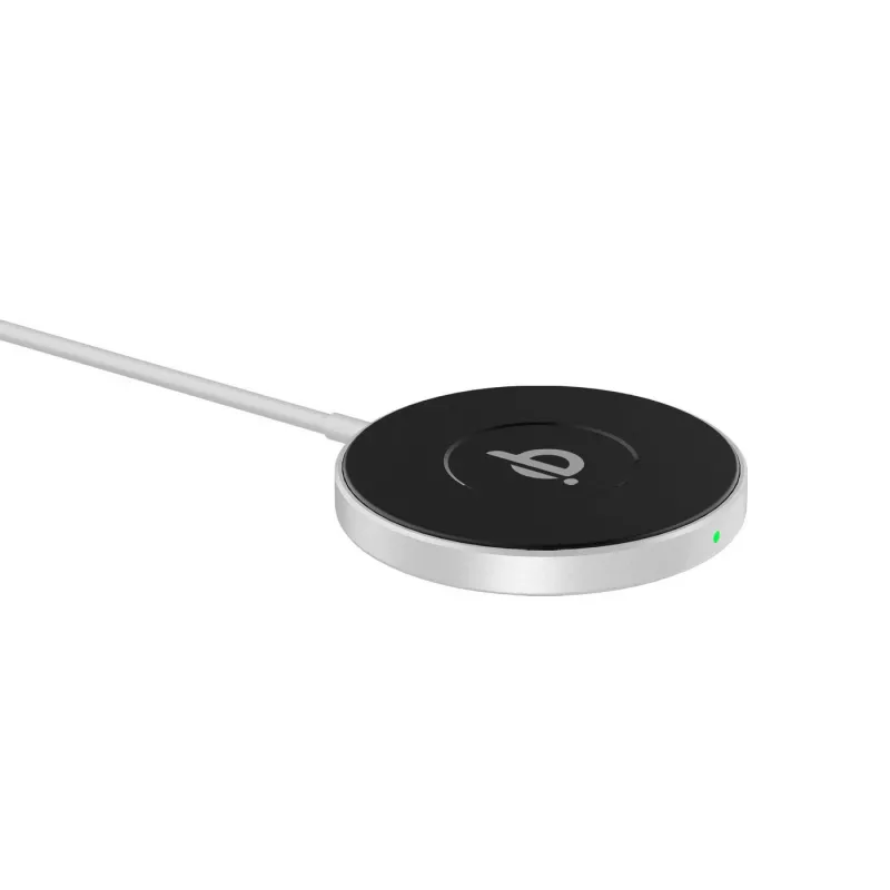 eSTUFF ES638100 belaidis įkroviklis mobiliesiems telefonams, aliuminis, 15 W, greitasis įkrovimas, Qi/MagSafe, 1,2 m laidas