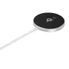 eSTUFF ES638100 belaidis įkroviklis mobiliesiems telefonams, aliuminis, 15 W, greitasis įkrovimas, Qi/MagSafe, 1,2 m laidas