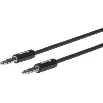 eSTUFF ES608001 garso laidas 0,5 m 3,5 mm juodas