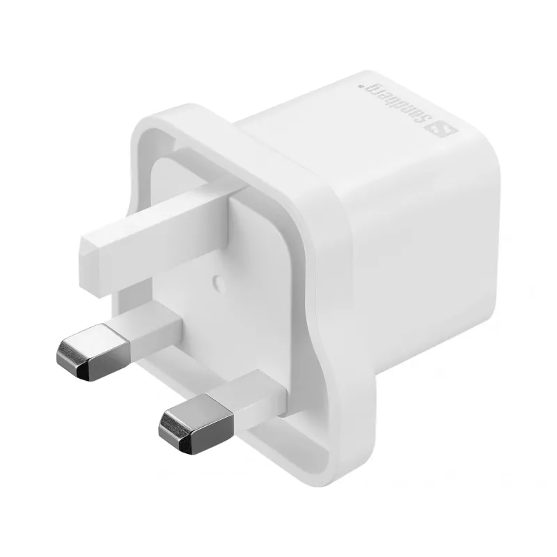 USB-C įkroviklis SANDBERG 441-64 20W JK kištukas – greitas USB Power Delivery įkrovimas