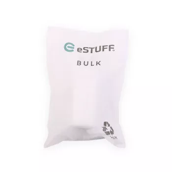 eSTUFF Home Charger USB-C PD 67W GaN UK Kištukas Baltas - 100% Perdirbtas Plastikas