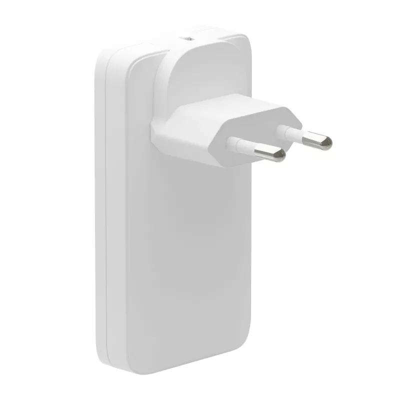 dbramante1928 Pro - EU/US plonas įkroviklis - USB-C 65W+USB-A 30W - baltas