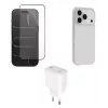 eSTUFF rinkinys iPhone 17 Pro Max telefonui (įkroviklis, dėklas, stiklas), ES-KIT-IPH17PROMAX