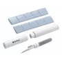 Valymo rinkinys Sandberg Cleaning Pen Kit, skirtas AirPods, pilkai baltas