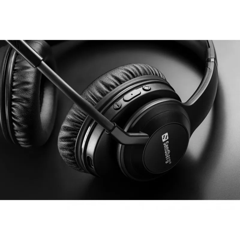 Belaidės ausinės Sandberg Wireless Headset ANC+ENC Pro