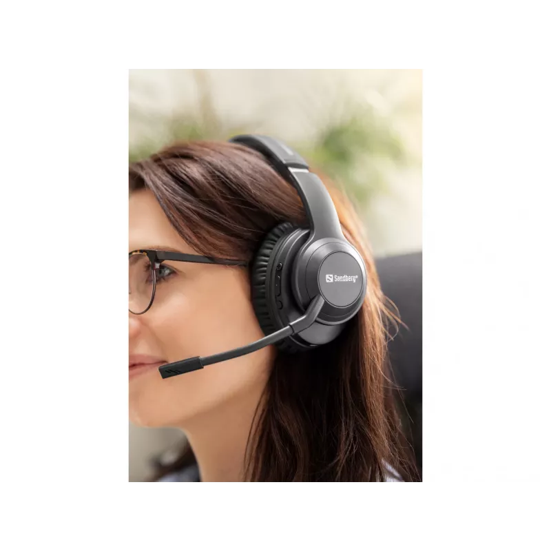 Belaidės ausinės Sandberg Wireless Headset ANC+ENC Pro