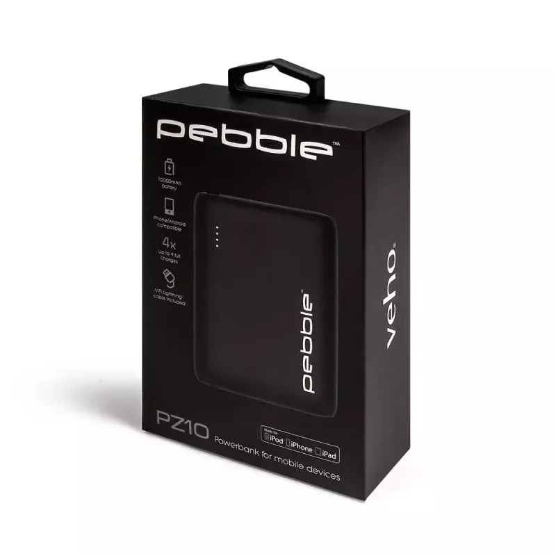 Nešiojamas powerbankas Veho Pebble PZ-10, 10 000 mAh