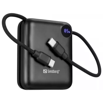 Nešiojamas įkroviklis Sandberg Powerbank 10000 PD20W Connect, 10000 mAh