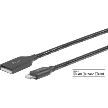 eSTUFF ES601065 Lightning laidas 0,5 m Pilka