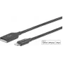 eSTUFF ES601065 Lightning laidas 0,5 m Pilka
