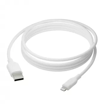 dbramante1928 re-charge Pro - Laidas 2,5 m USB-A į Lightning - baltas