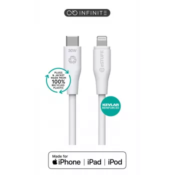 Lightning laidas eSTUFF ES602370-BULK 3m USB C 2,4A