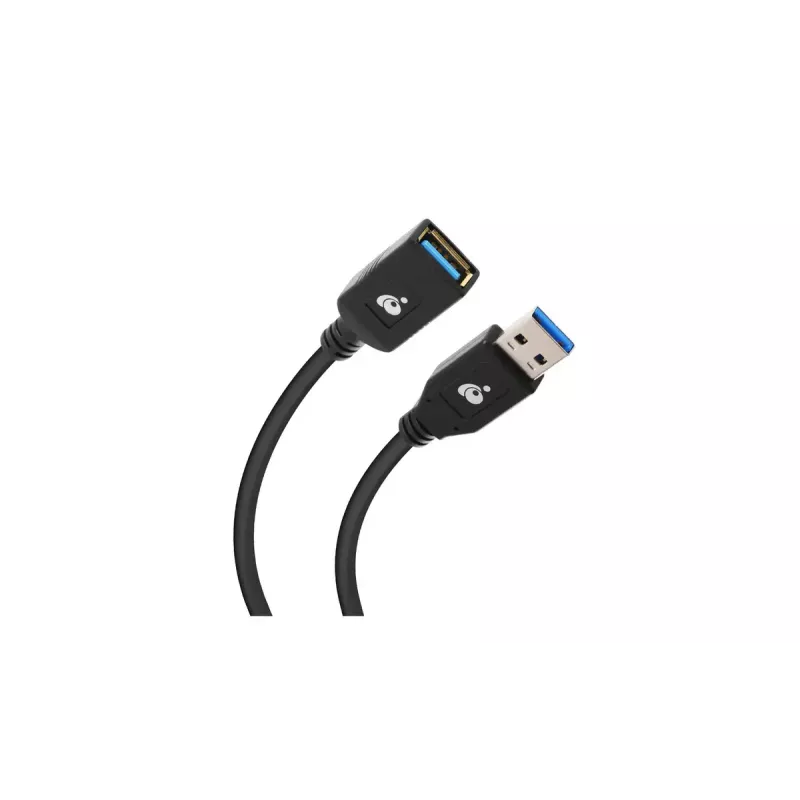 IOGEAR G2LU3AMF USB ilginimo laidas USB 3.2 Gen 1 0,3 m USB A juodas