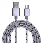 USB laidas Garbot C-05-10195 1 m USB A – Micro-USB B sidabrinis