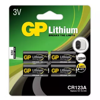 Vienkartinė baterija GP Batteries Lithium CR 123A ličio-mangano dioksido