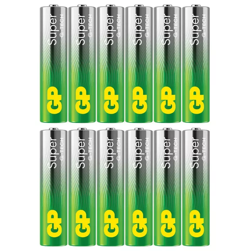 Vienkartinė baterija GP Batteries Super Alkaline GP24A AAA Šarminė 10 metų galiojimo laikas