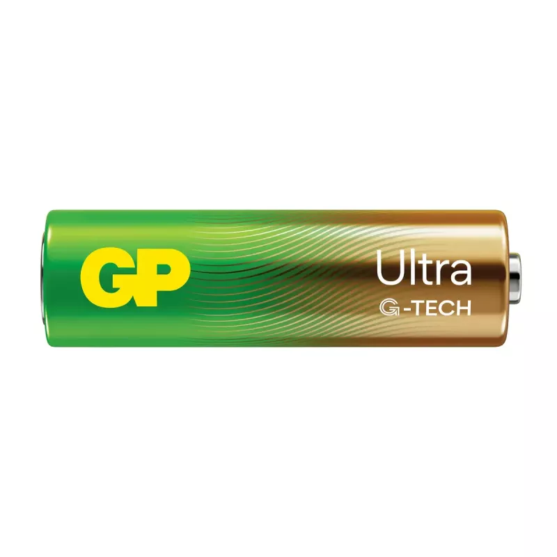 GP Batteries Ultra Alkaline GP15AU AA (LR06) vienkartinė šarminė baterija, 10 metų galiojimo laikas