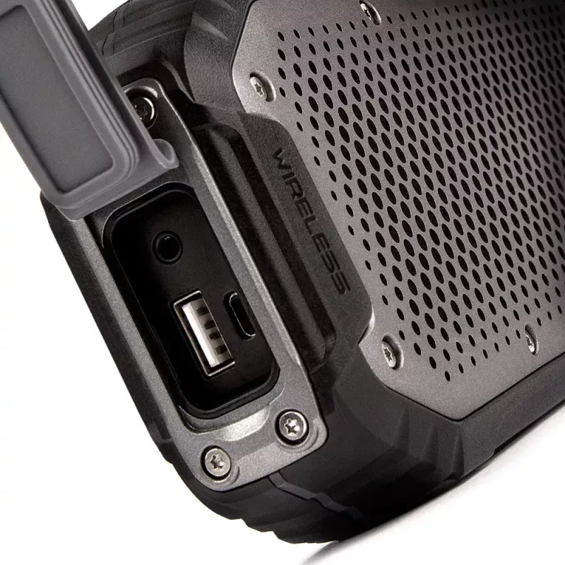 Belaidis stereo garsiakalbis Veho MX-1 juodas/sidabrinis