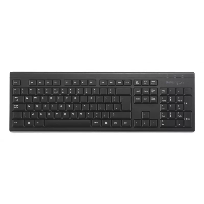 Belaidė klaviatūra Kensington KB150 EQ, pilno dydžio, 105 klavišų, juoda