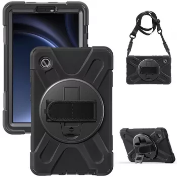 eSTUFF AUSTIN Defender dėklas Samsung Galaxy Tab A9 – juodas