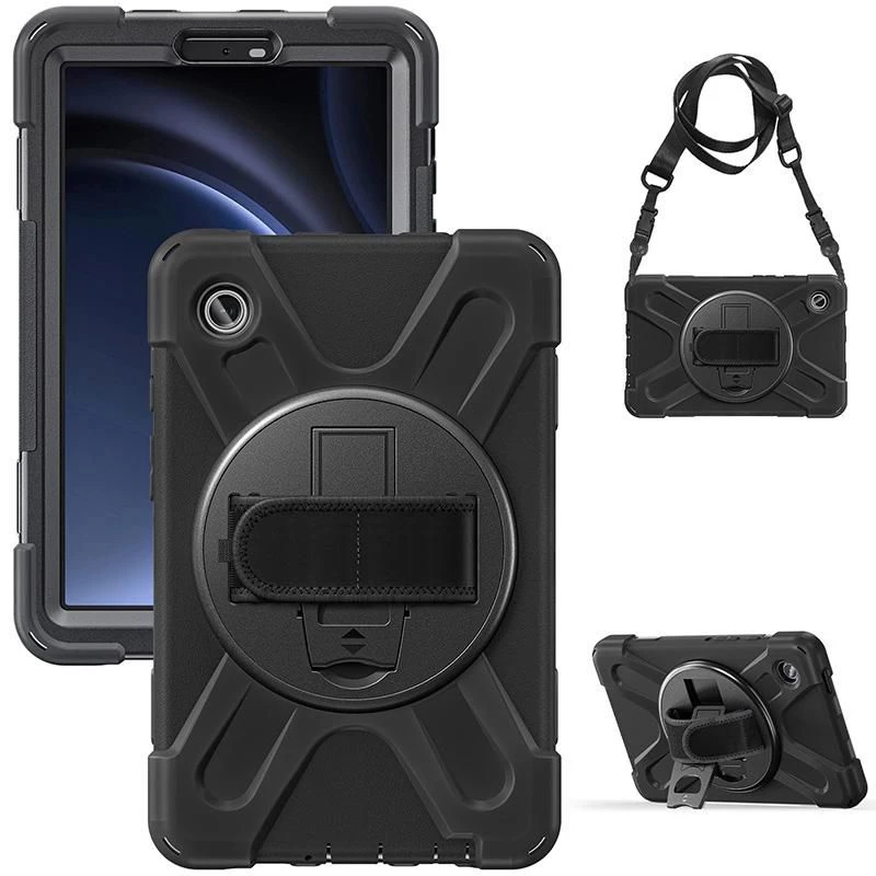 eSTUFF AUSTIN Defender dėklas Samsung Galaxy Tab A9 – juodas