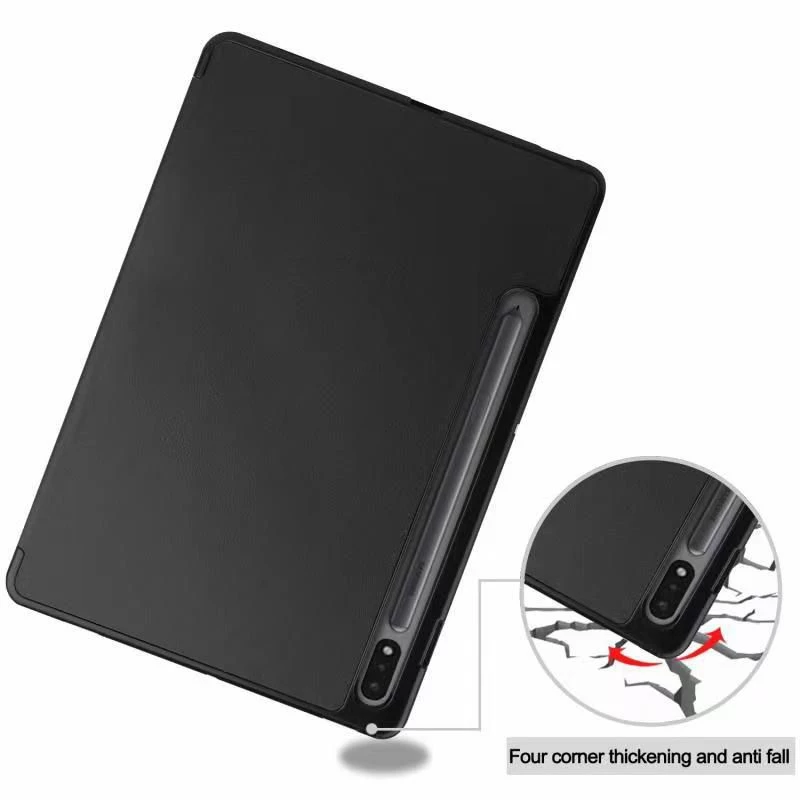 Folio dėklas eSTUFF Galaxy Tab S7 FE 31,5 cm 2 stovo režimai Juoda