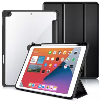 eSTUFF ES68200001-BULK dėklas planšetei 25.9 cm (10.2 colio) Folio Juoda, Peršviečiama