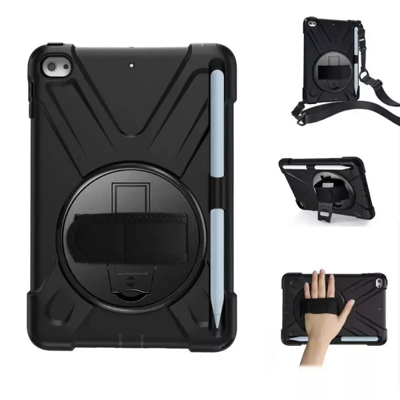 Korpusas eSTUFF AUSTIN Defender iPad Mini 5/4 juodas