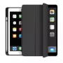 eSTUFF SEATTLE dėklas iPad 9.7 2018/2017 su pieštuko laikikliu - juoda PU oda