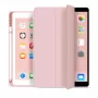 eSTUFF SEATTLE dėklas planšetei iPad 9.7 2018/2017 - rožinė PU oda