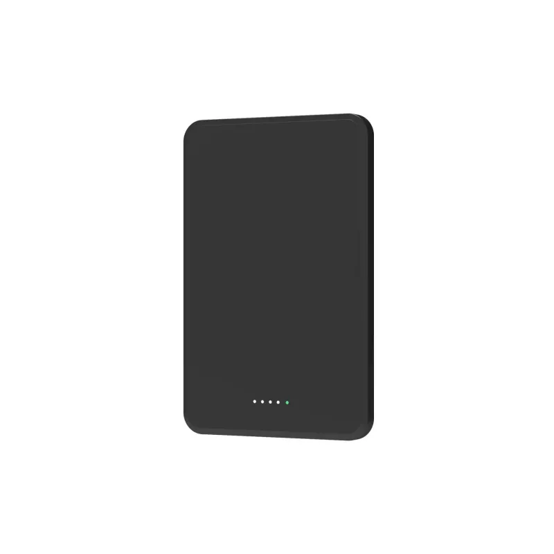 eSTUFF ES641100 nešiojamas įkroviklis 5000 mAh belaidžiu įkrovimu Juoda