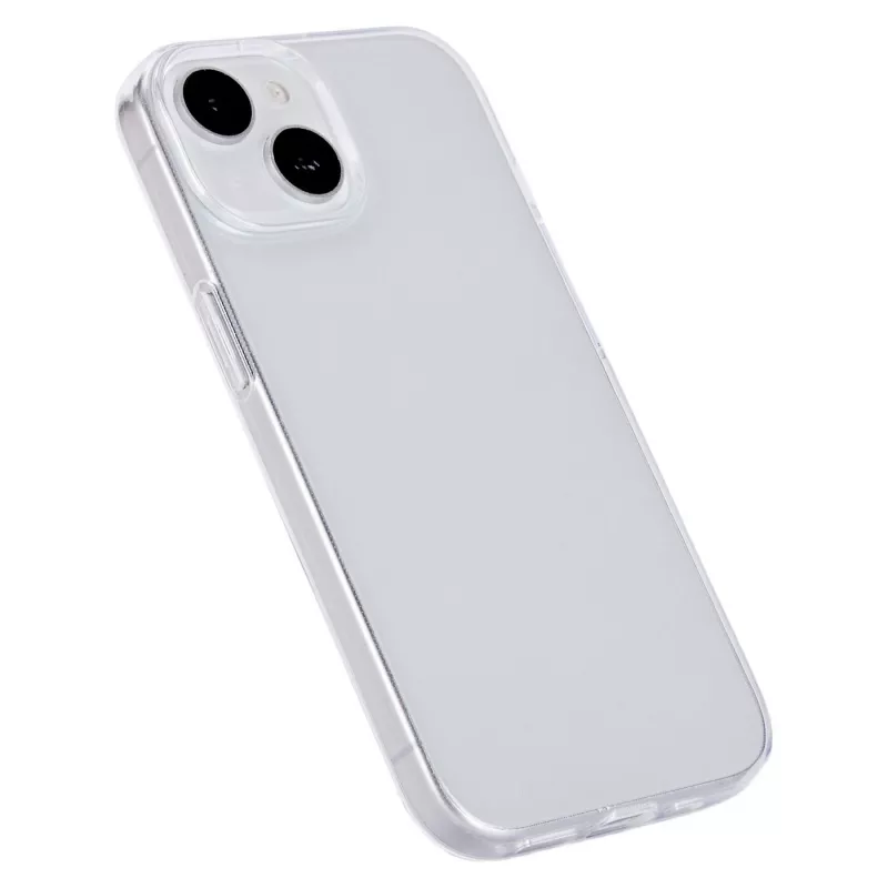 eSTUFF INFINITE VIENNA dėklas iPhone 15 (ES67100025-BULK) – permatomas, iš perdirbto TPU