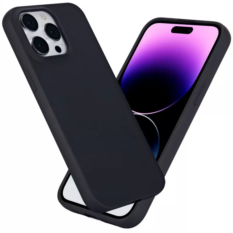 eSTUFF ES67101028-BULK dėklas iPhone 15 Pro Max juodas