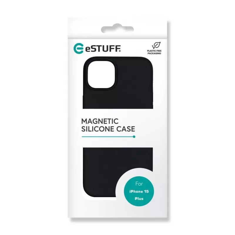 eSTUFF ES67150026 dėklas iPhone 15 Plus 6,7 colio juodas