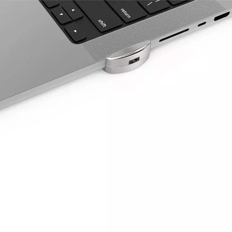 Compulocks Ledge Lock adapteris MacBook Pro 14 colių M1 M2 M3 sidabrinis