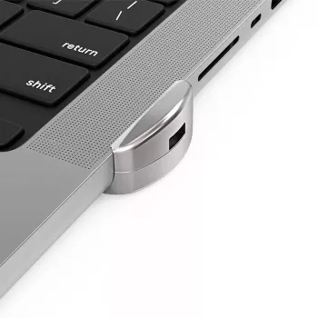 Compulocks Ledge Lock adapteris MacBook Pro 14 colių M1 M2 M3 sidabrinis