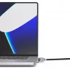 Compulocks Ledge Lock Adapter, skirtas MacBook Pro 16 colių M1 M2 M3, sidabrinis