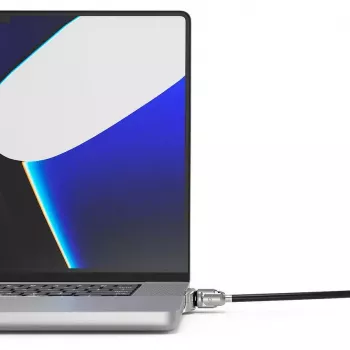 Compulocks Ledge Lock Adapter, skirtas MacBook Pro 16 colių M1 M2 M3, sidabrinis