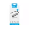 Docking stotelė SANDBERG USB-C 6-in-1 MediaDock — USB 3.2 Gen 1 Type-C 10 Gbit/s, 4K HDMI, PD iki 100W, 1×USB-A, 1×USB2.0, pilka