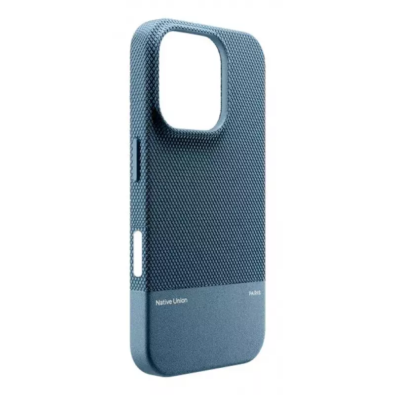 Native Union (Re)Classic Case iPhone 16 Navy – ekologiškas odos stiliaus dėklas