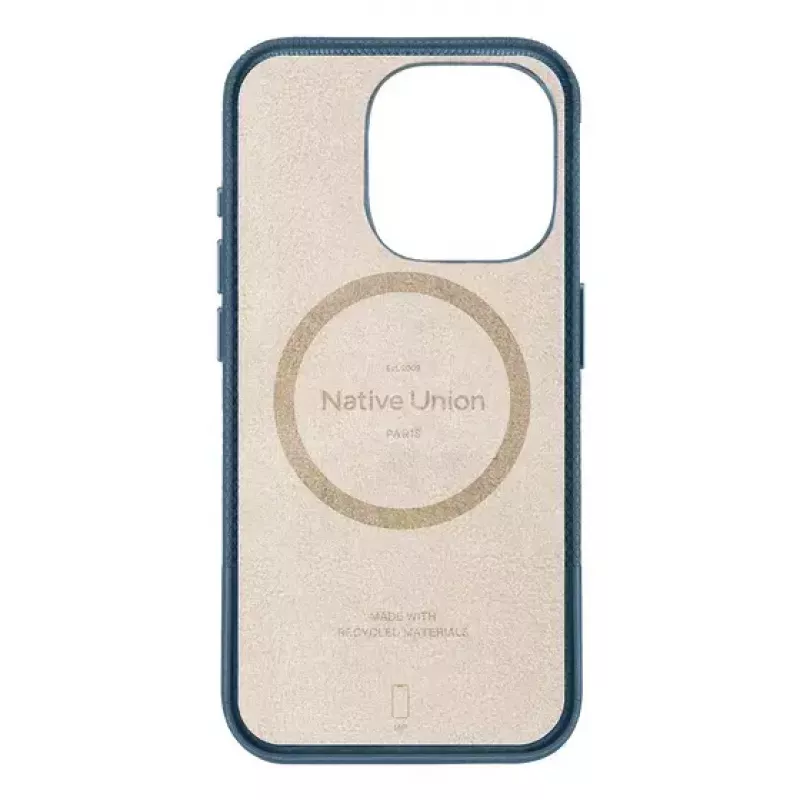 Dėklas Native Union (Re)Classic Case, skirtas iPhone 16 Pro, tamsiai mėlynas