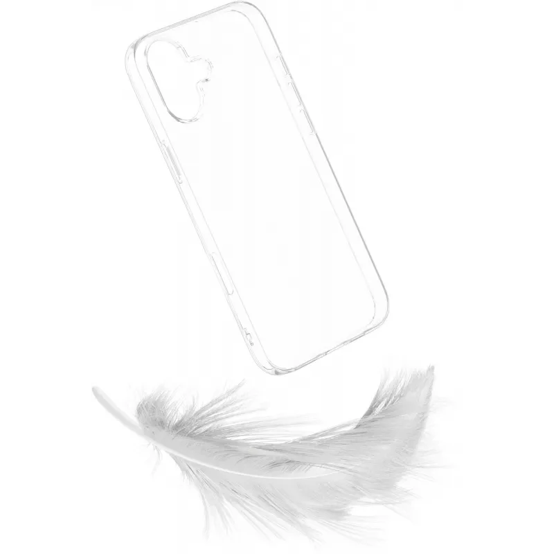 eSTUFF INFINITE VIENNA ES67100050 galinis dangtelis, skirtas iPhone 16, TPU (GRS), skaidrus
