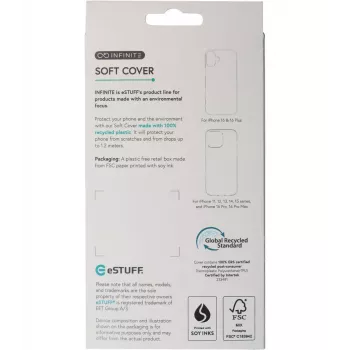 eSTUFF ES67100051 permatomas dėklas iPhone 16 Plus 17 cm (6,7 colio)