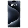 eSTUFF ES67141050 INFINITE OSLO magnetinis hibridinis dėklas iPhone 16 telefonui, skaidrus
