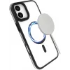 eSTUFF ES67141100 INFINITE HELSINKI magnetinis dėklas su stovu iPhone 16 telefonui, juodas